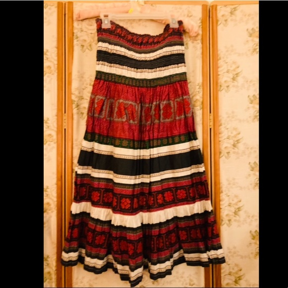 Moda International Dresses & Skirts - Moda International Boho Skirt/Strapless Dress